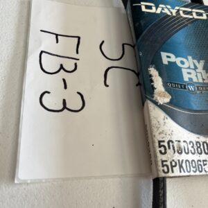 Dayco Poly Rib 5050380 Serpentine Belt (5PK0965)