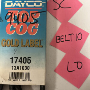 Dayco Top Cog Gold Label 17405 Fan Belt
