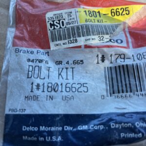 Delco GM OEM 179-1087 / 18016625 Disc Brake Caliper Guide Pin NOS