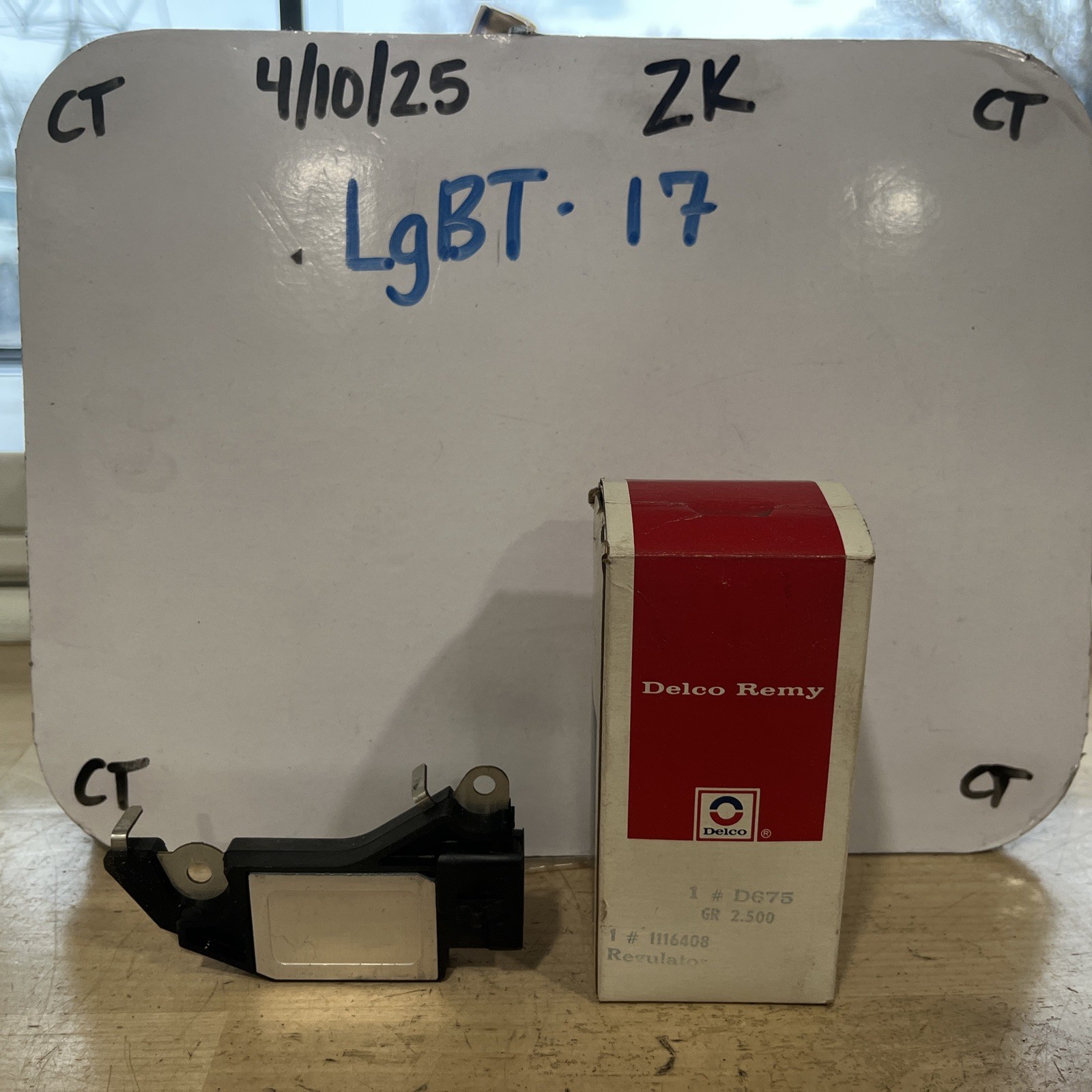 Delco Remy D675 1116408 NOS Alternator Regulator