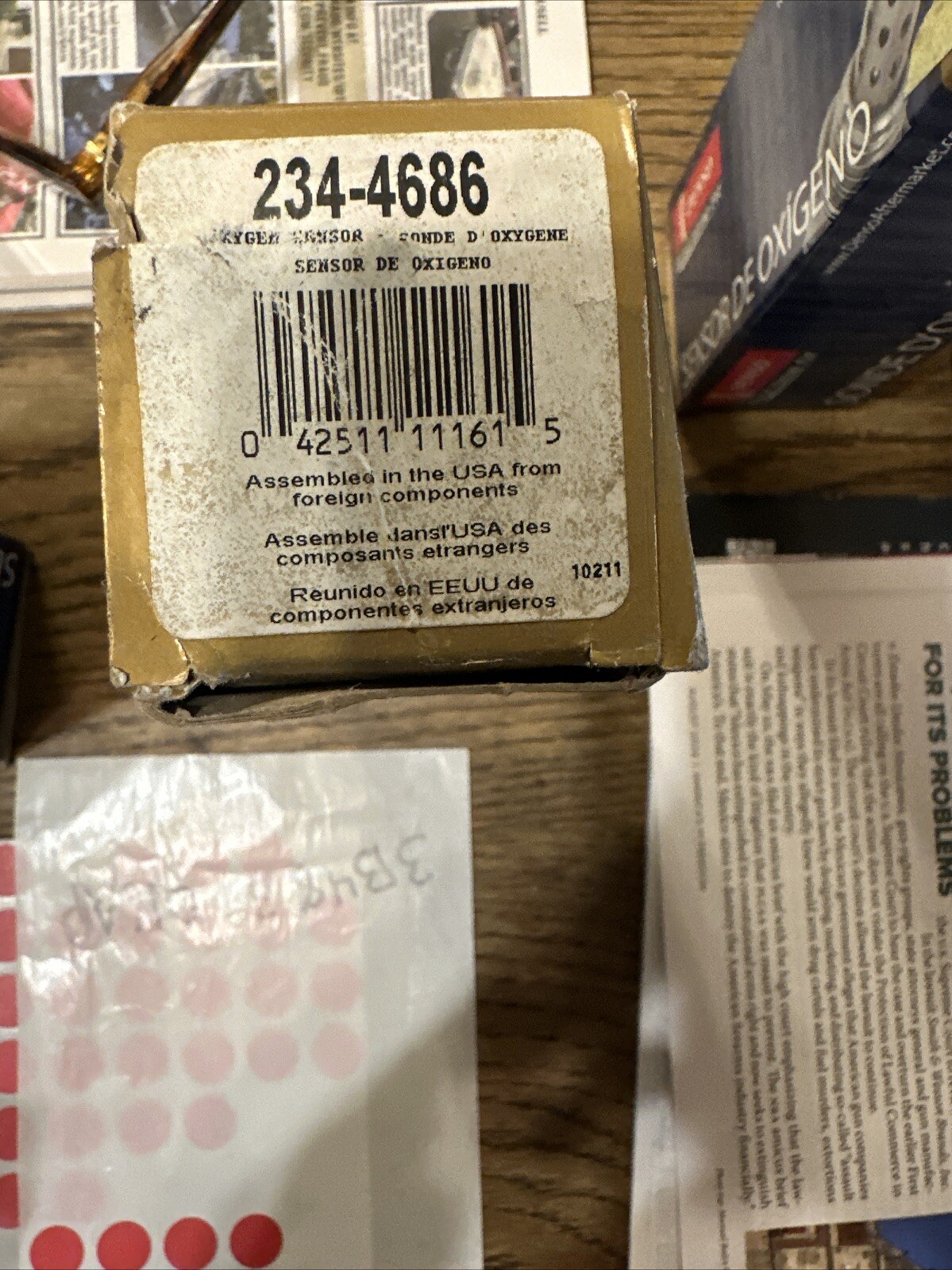 Denso 234-4686 O2 Sensor For KIA2002-1996