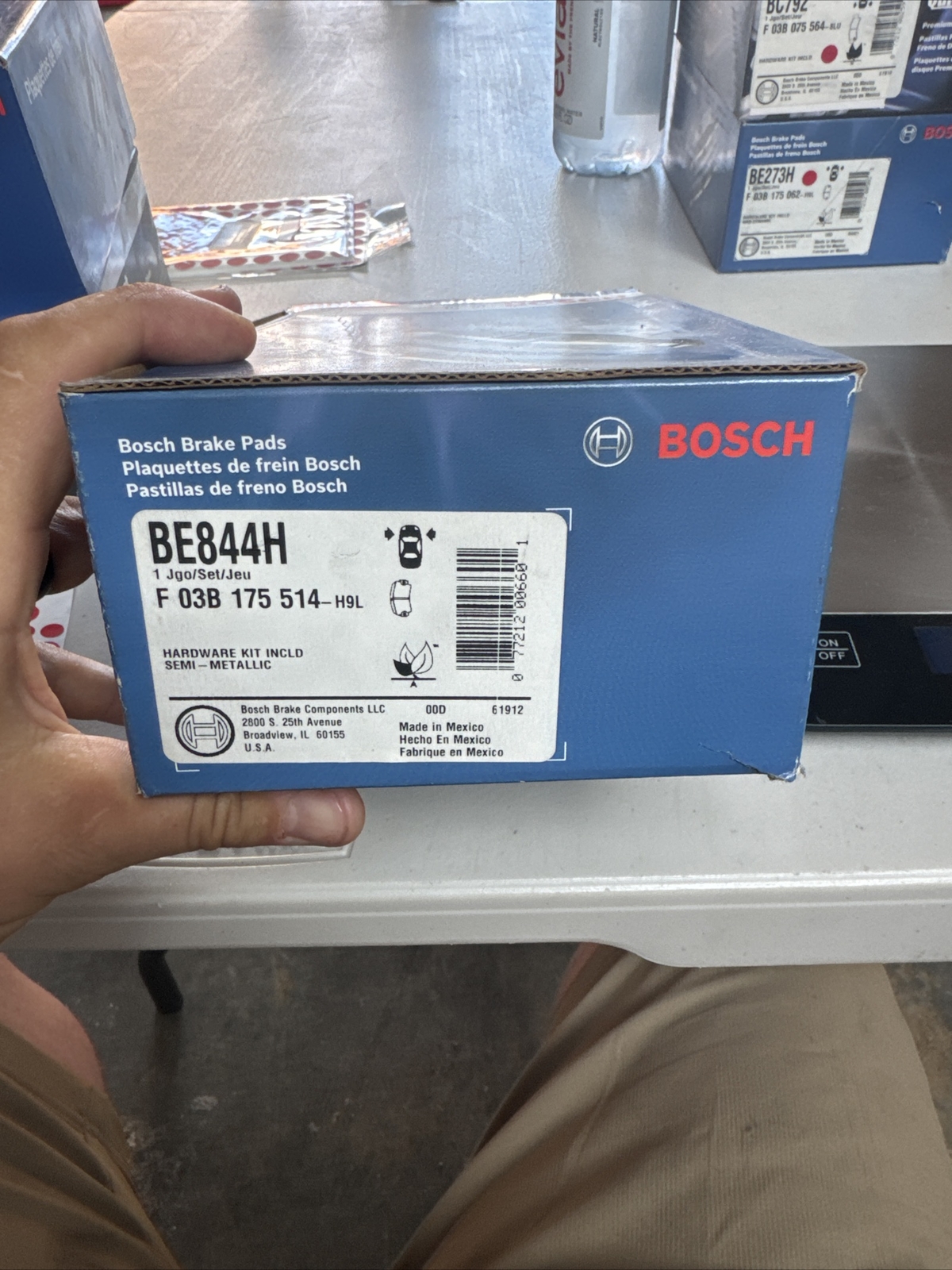 Disc Brake Pad Set-AWD Bosch BE844H