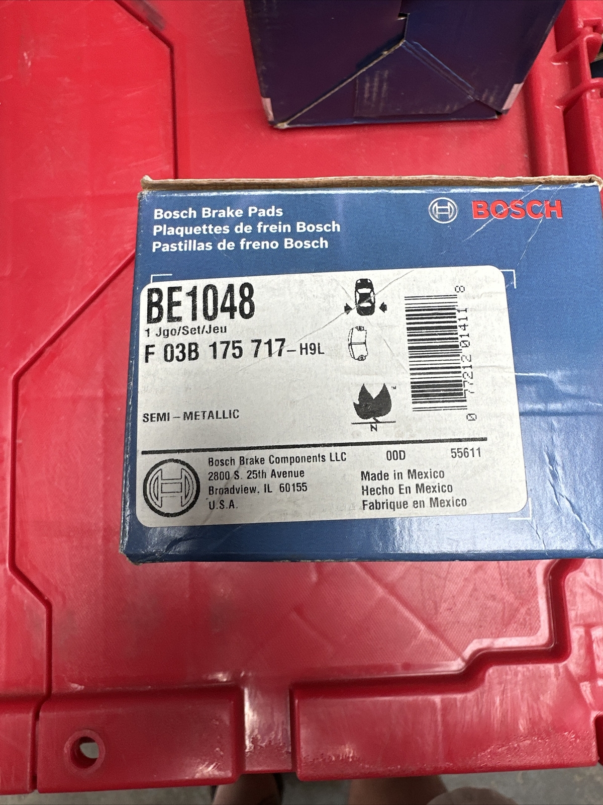 Disc Brake Pad Set-Blue Brake Pads Rear Bosch BE1048 fits 2004 Pontiac GTO