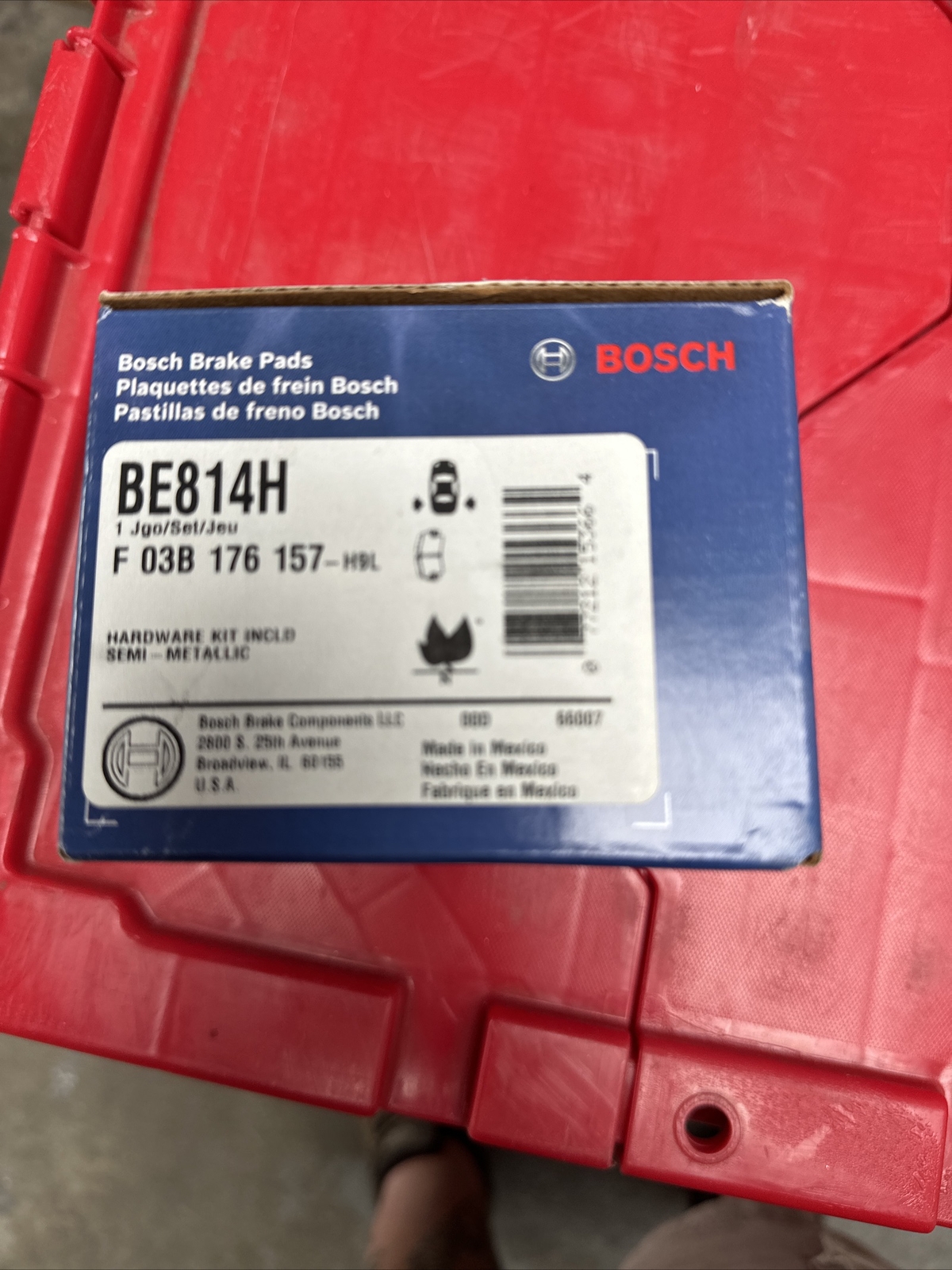 Disc Brake Pad Set-LS Rear Bosch BE814H