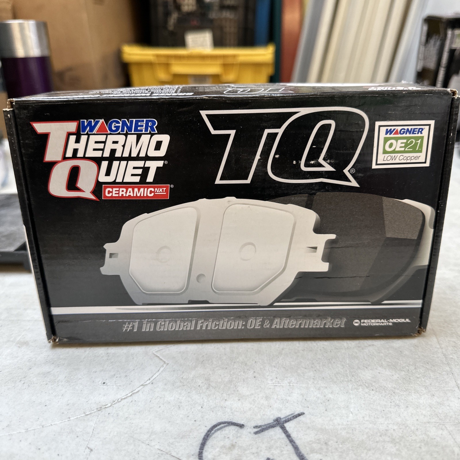 Disc Brake Pad Set-ThermoQuiet Disc Brake Pad Front Wagner QC1028