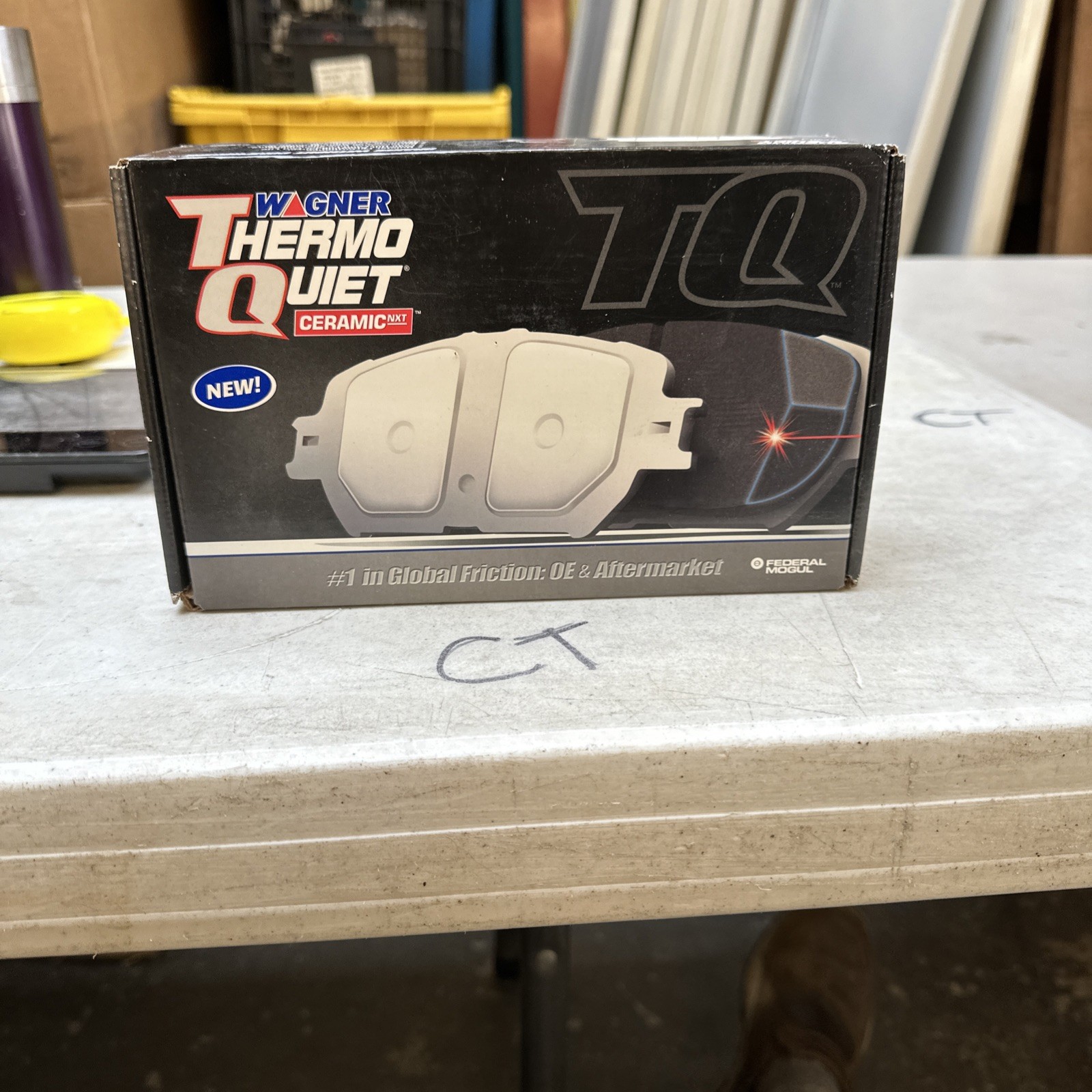 Disc Brake Pad Set-ThermoQuiet Disc Brake Pad Wagner QC832