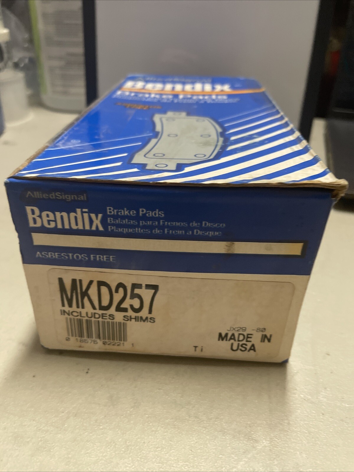 Disc Brake Pad Set-TitaniuMetallic II Disc Brake Pad Bendix MKD257 - Image 3