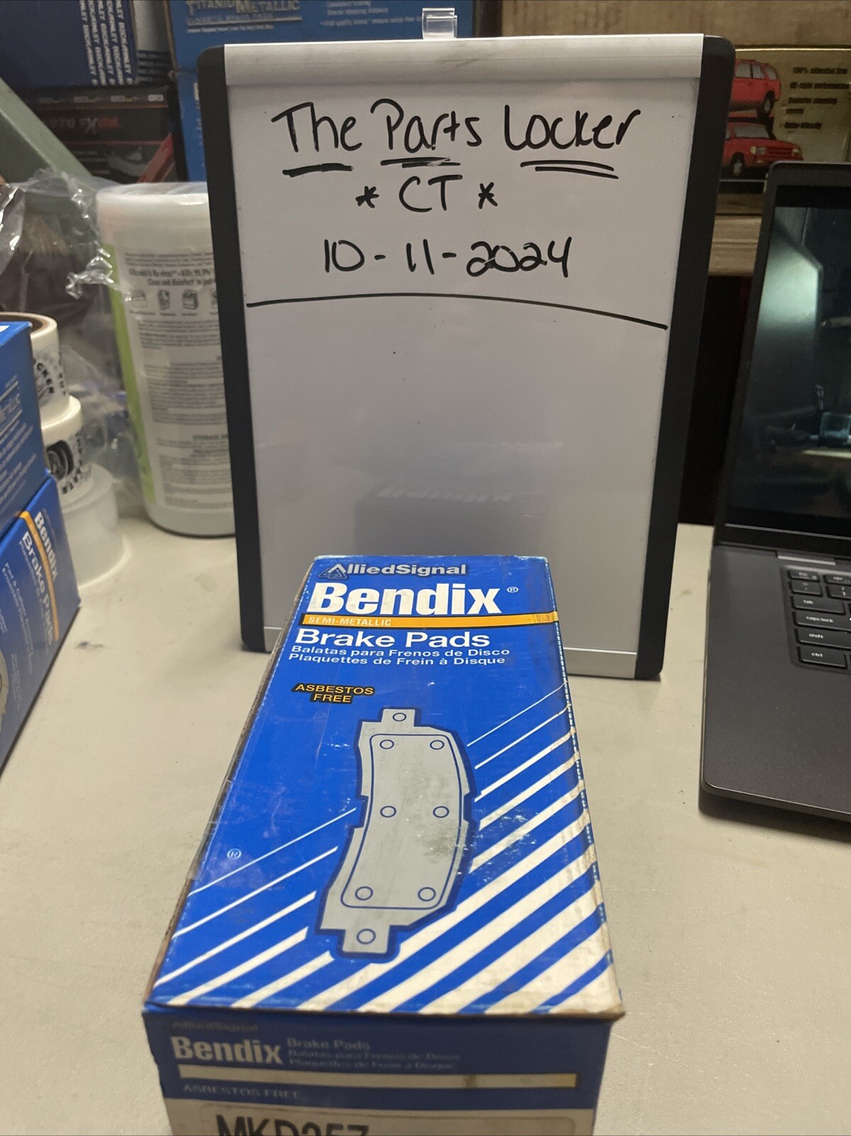 Disc Brake Pad Set-TitaniuMetallic II Disc Brake Pad Bendix MKD257