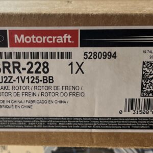 Disc Brake Rotor Motorcraft BRR-228 / Ford 2U2Z-1V125-BB