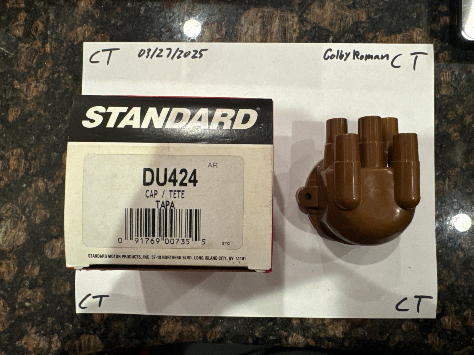 Distributor Cap Standard DU-424 fits 88-89 Eagle Medallion