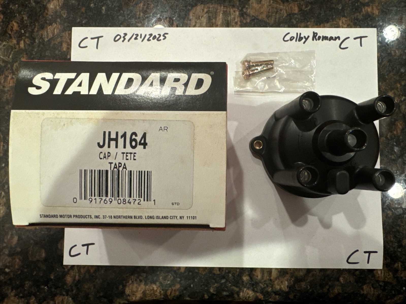 Distributor Cap Standard JH-164