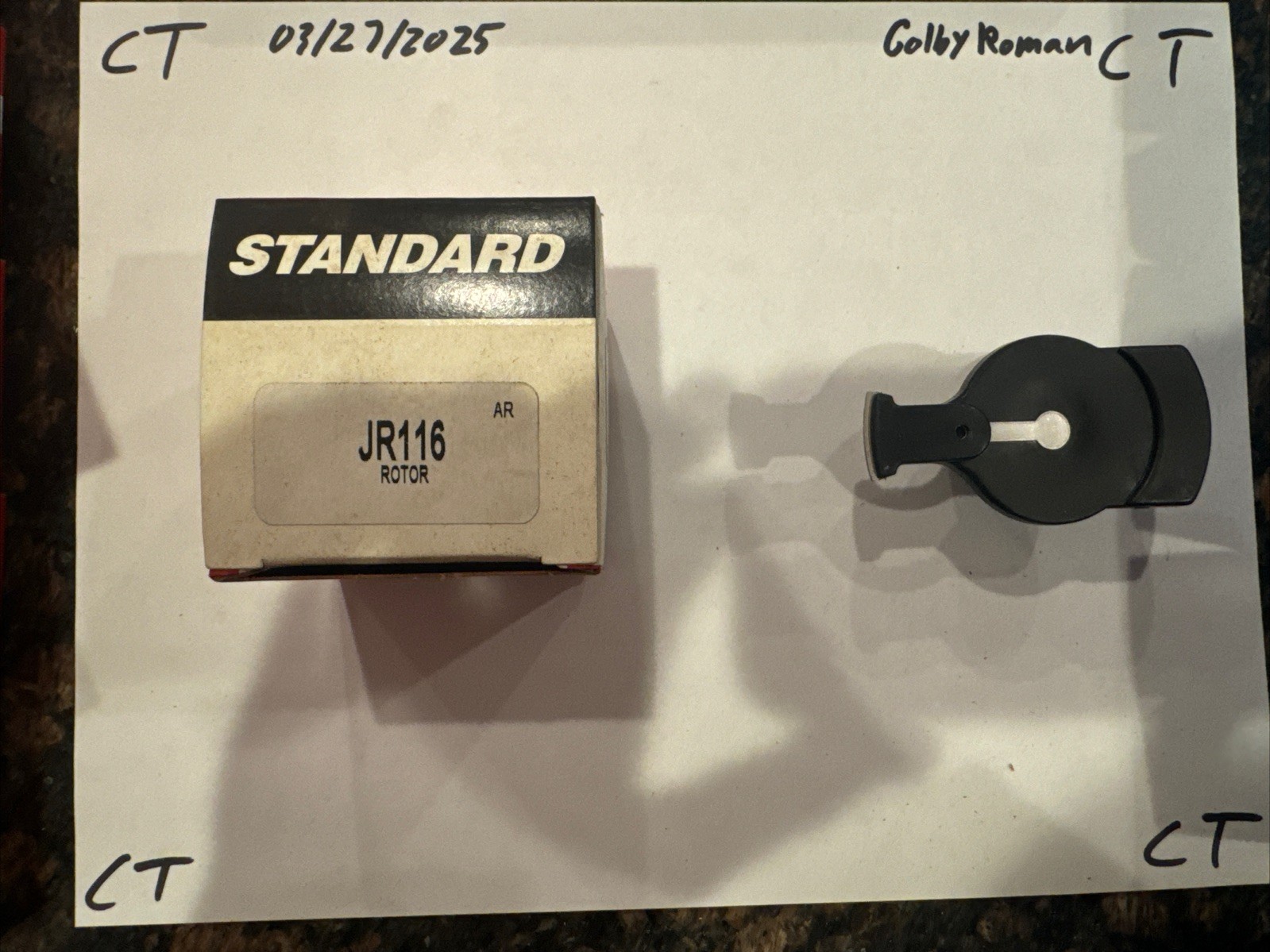 Distributor Rotor fits 1989-1991 Sterling 827 STANDARD MOTOR PRODUCTS JR116