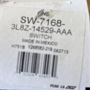 Door Window Switch Front Left Motorcraft SW-7168, 3L8Z-14529-AAA