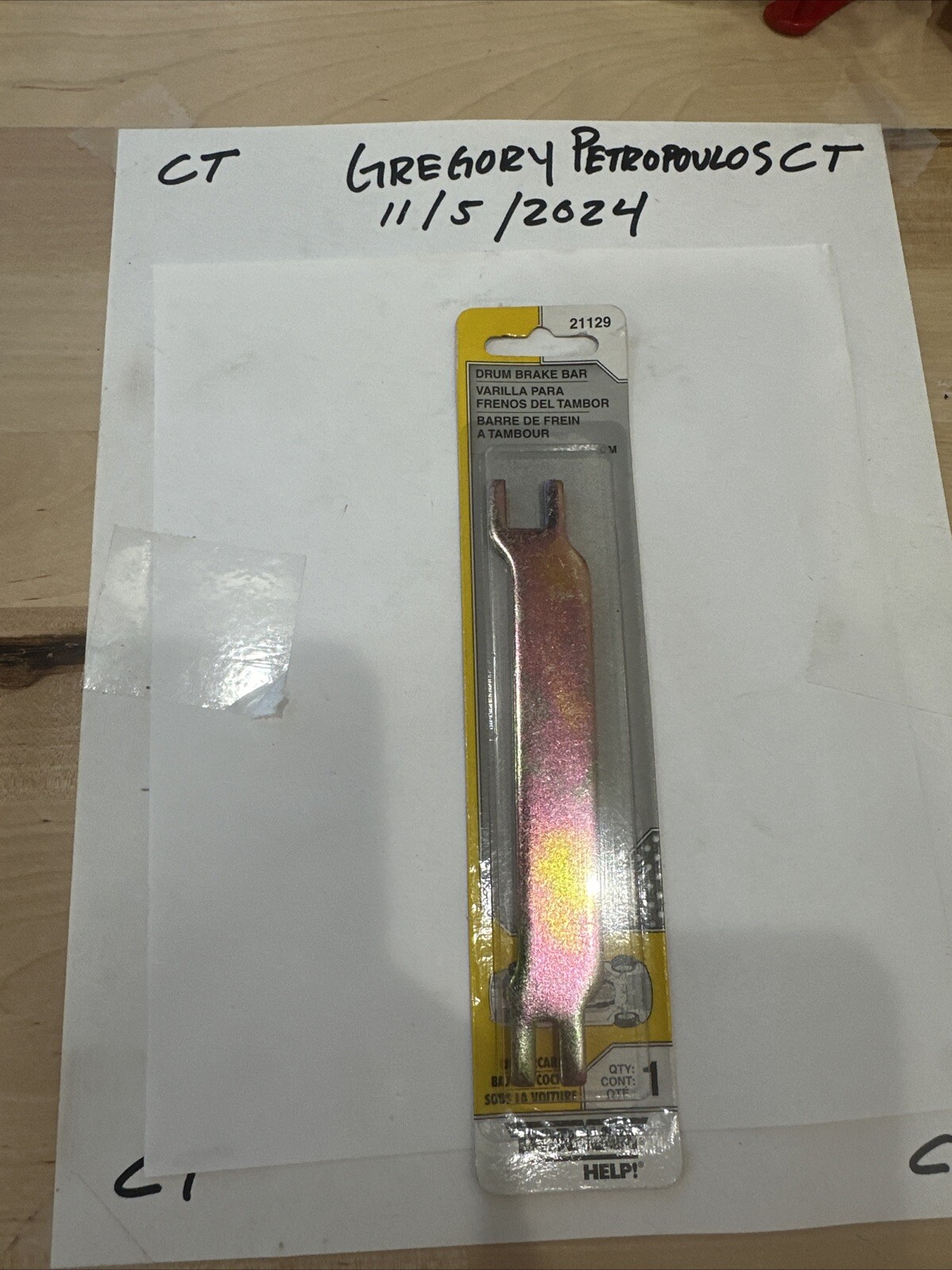 Dorman Help 21129 Drum Brake Bar Parking Brake Strut Rear