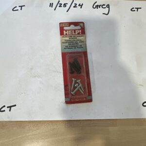 Dorman Help 42404 Universal Chrome Headlight Retaining Ring Screw(s) Kit