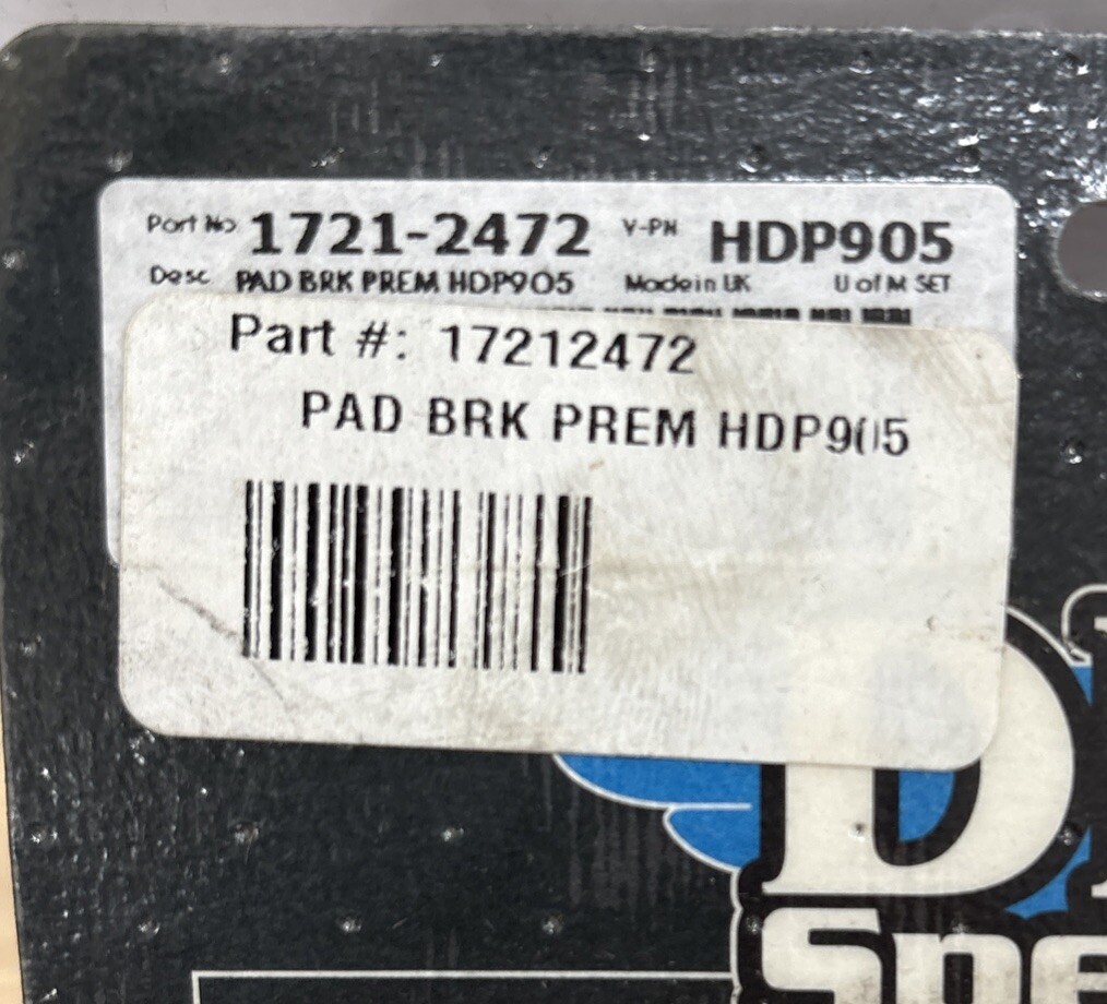 Drag Specialties Premium Brake Pads 1721-2472 Sintered w Ceramic Heat Shields - Image 4
