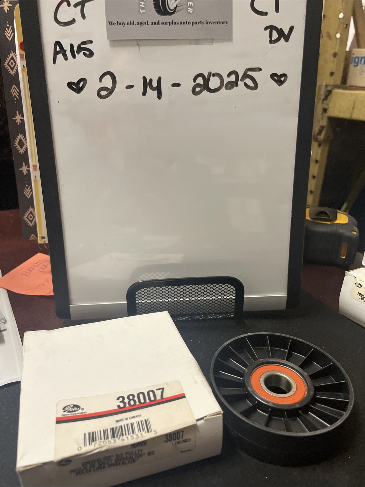 Drive Belt Idler Pulley Gates 38007