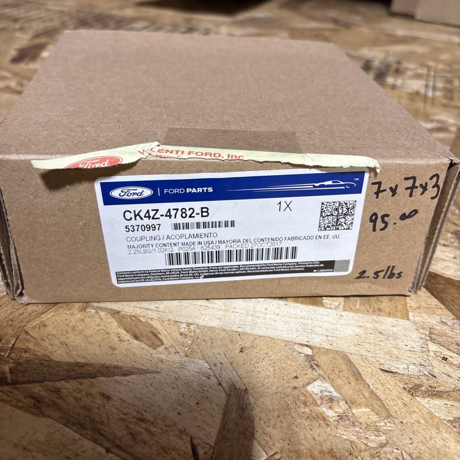 Drive Shaft FLEX Rubber Coupler 15-18 FORD Transit 150 250 350 VANS CK4Z4782B