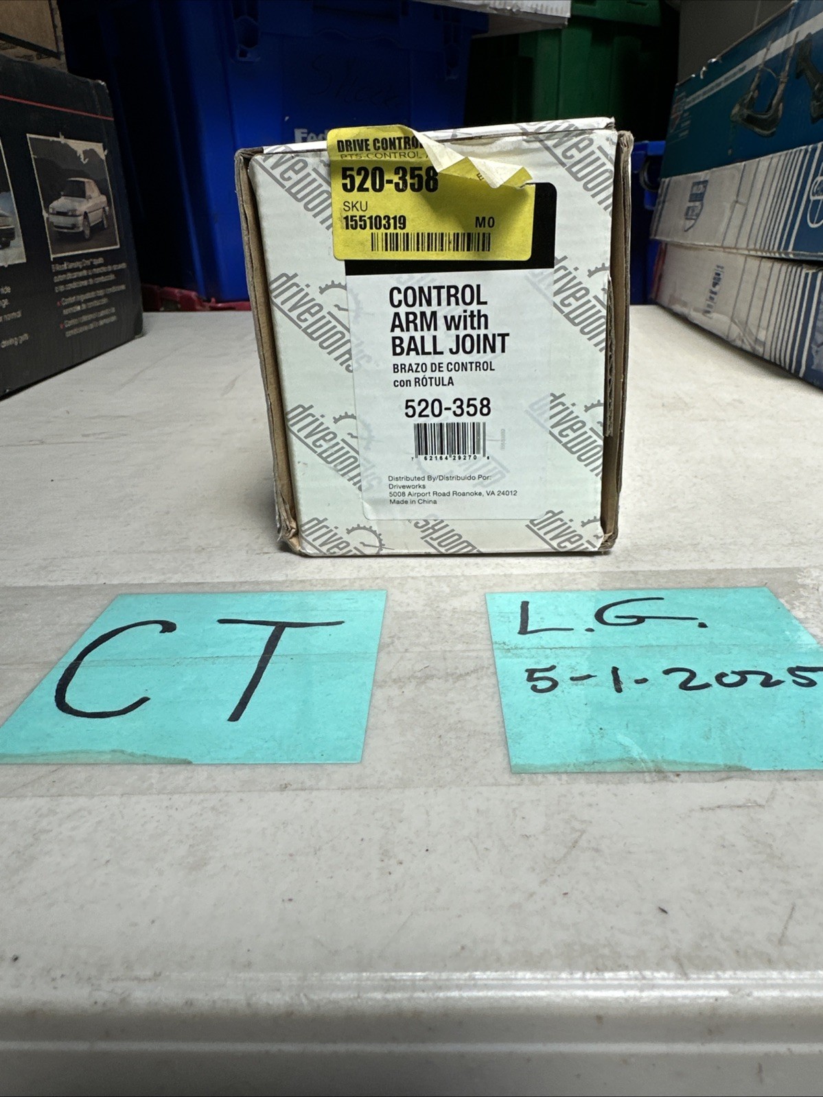 Driveworks Carquest Front Inner Lower Forward Control Arm Chrysler Sebrin 520358