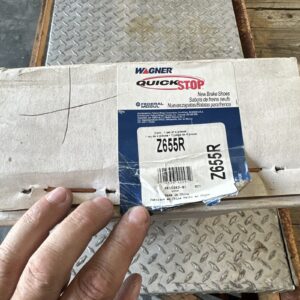 Drum Brake Shoe Wagner Z655R