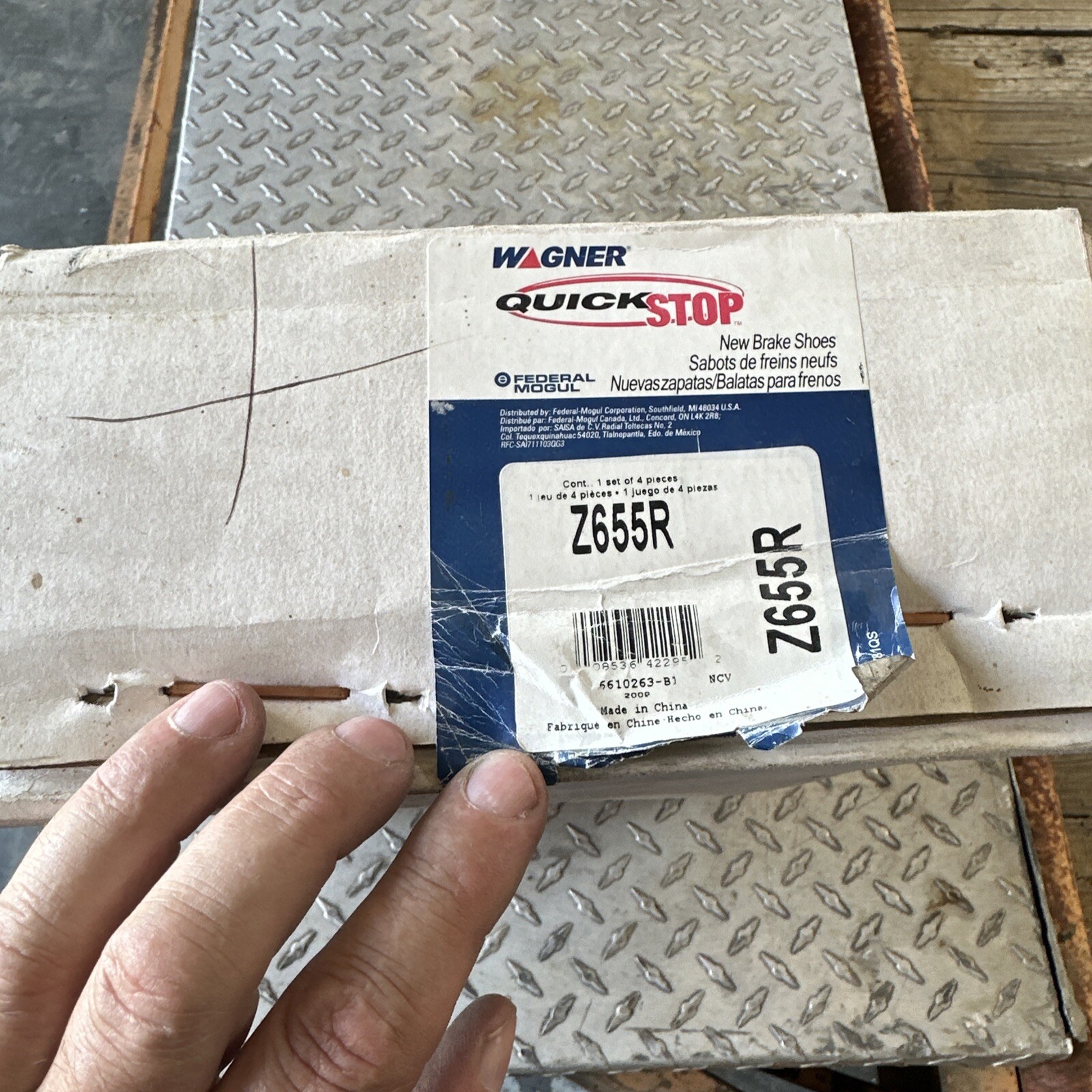 Drum Brake Shoe Wagner Z655R