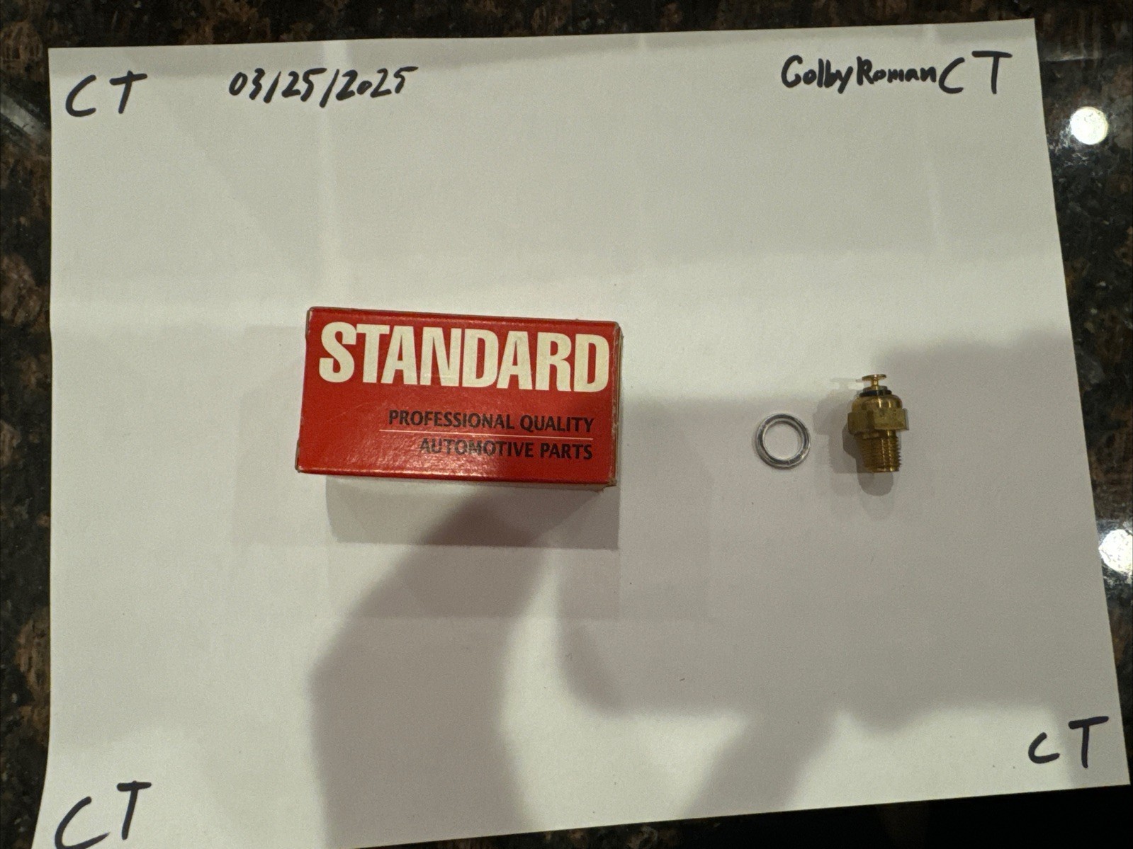 Engine Coolant Temperature Sender-Oil Temperature Switch Standard TS-59