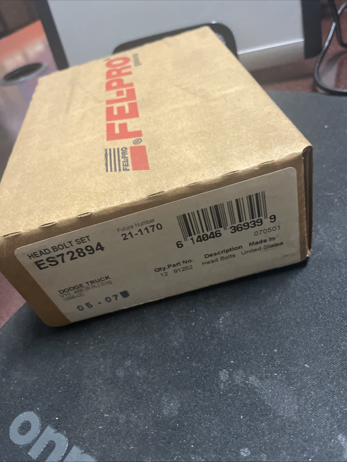 Engine Cylinder Head Bolt Set Fel-Pro ES 72894 - Image 3