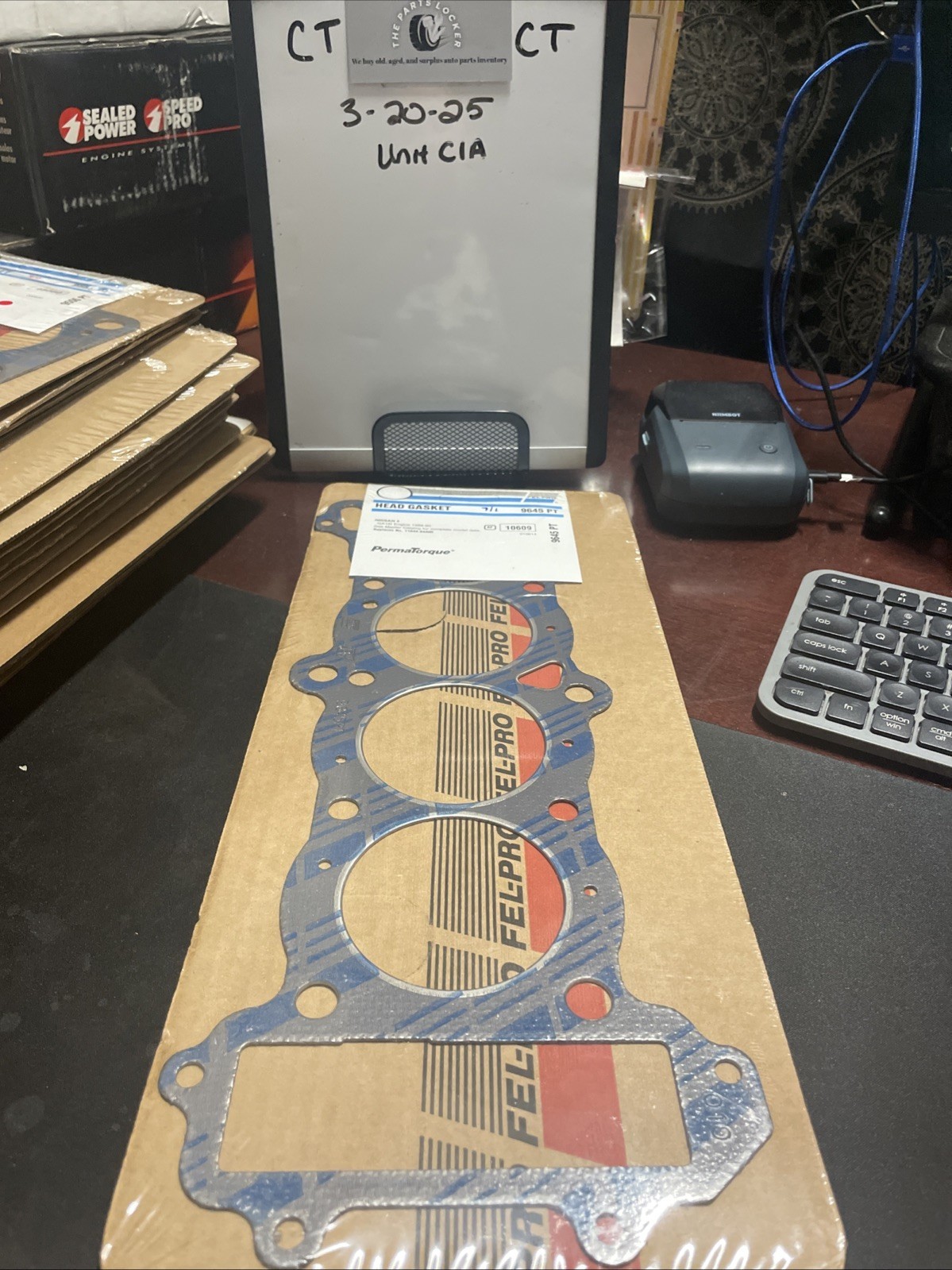 Engine Cylinder Head Gasket Fel-Pro 9645 PT