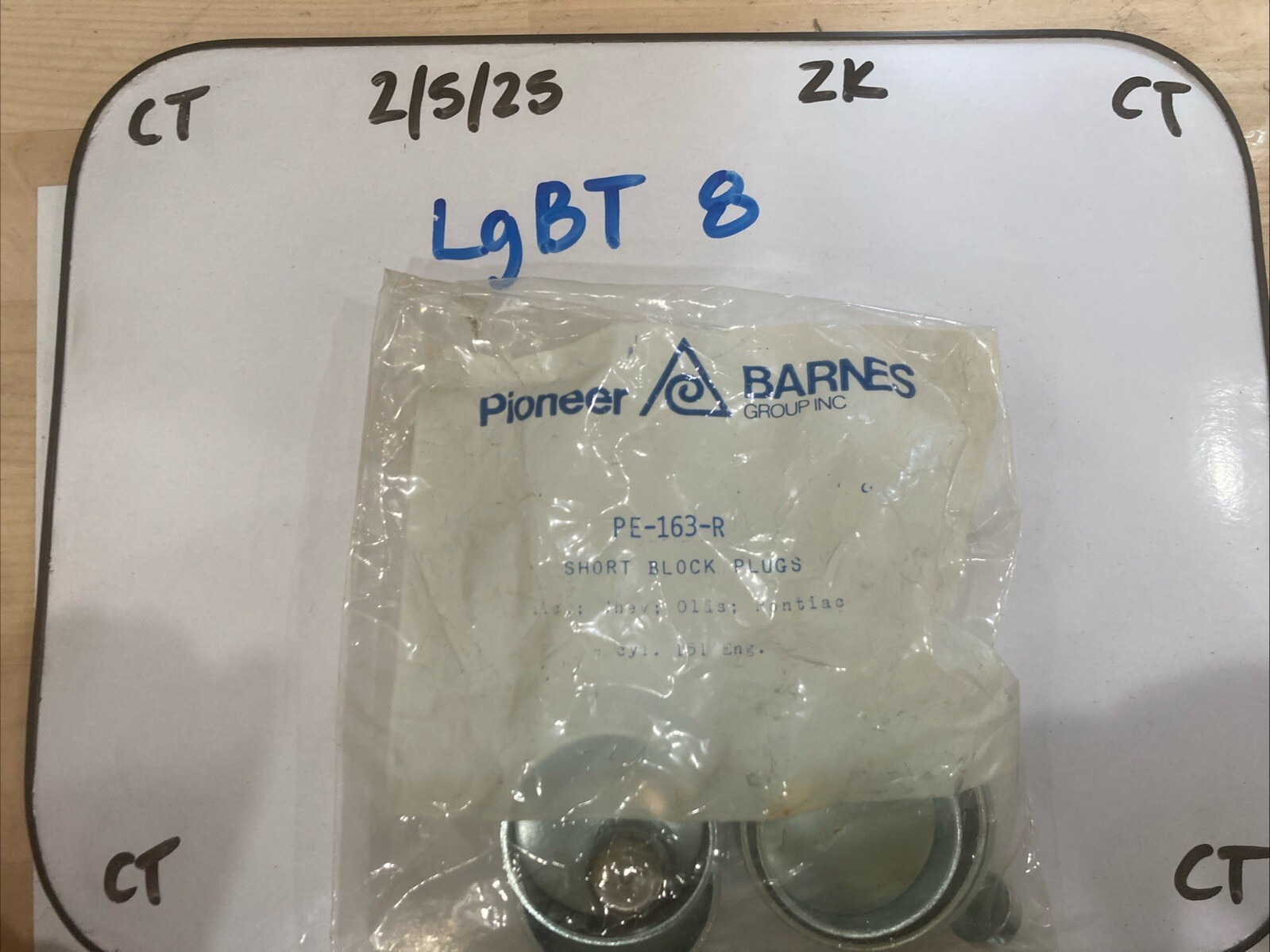 Engine Expansion Plug Kit Pioneer PE-163-R (set)