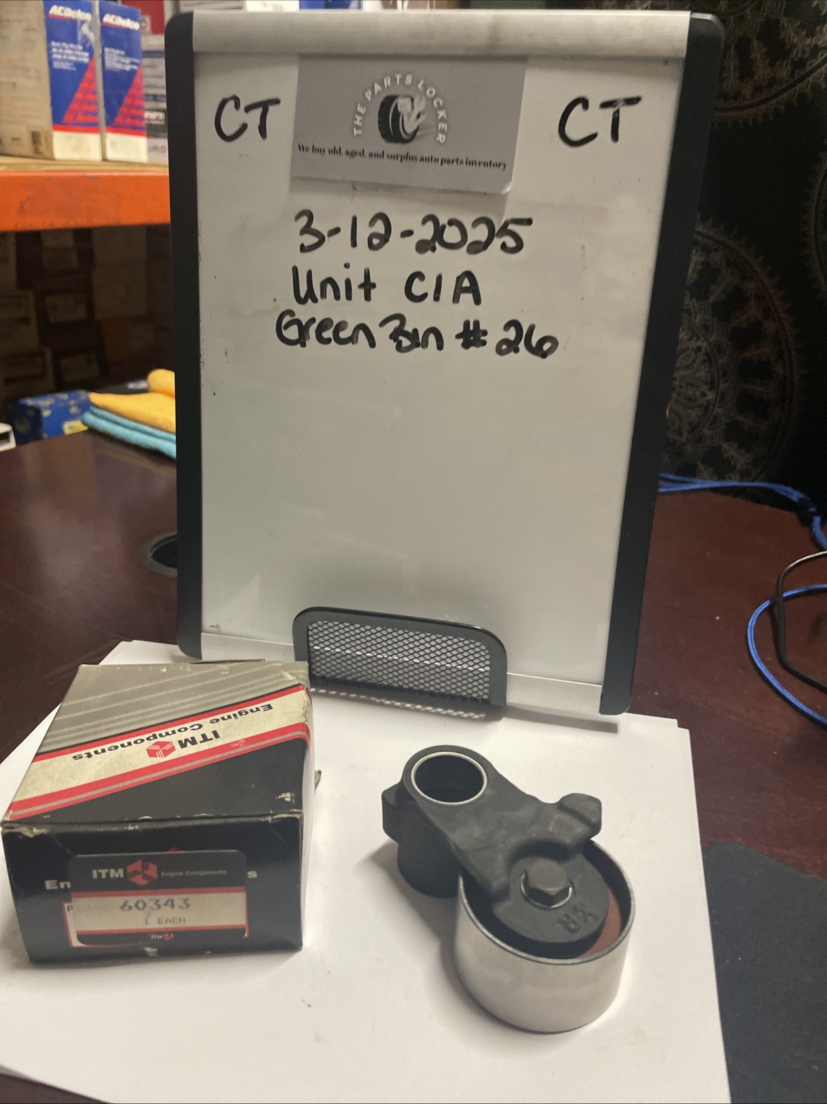 Engine Timing Belt Tensioner ITM 60343 fits 1995 Honda Accord 2.7L-V6