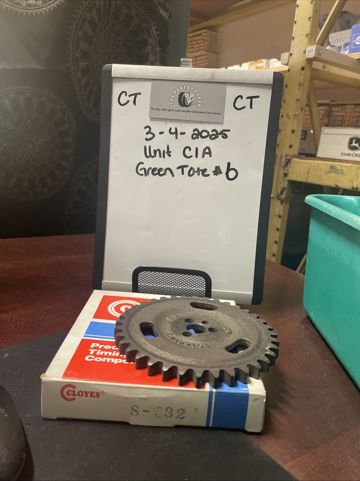 Engine Timing Camshaft Gear Cloyes Gear S632