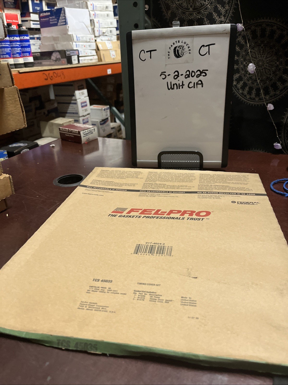 Engine Timing Cover Gasket Set Fel-Pro TCS 45035 - Image 3