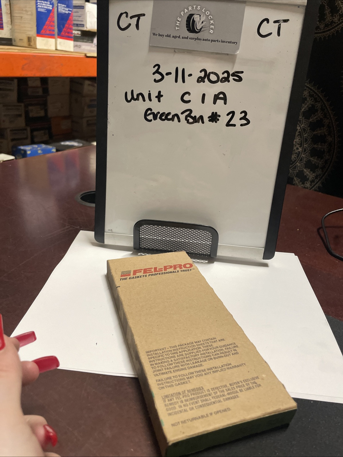 Engine Timing Cover Gasket Set Fel-Pro TCS 45997