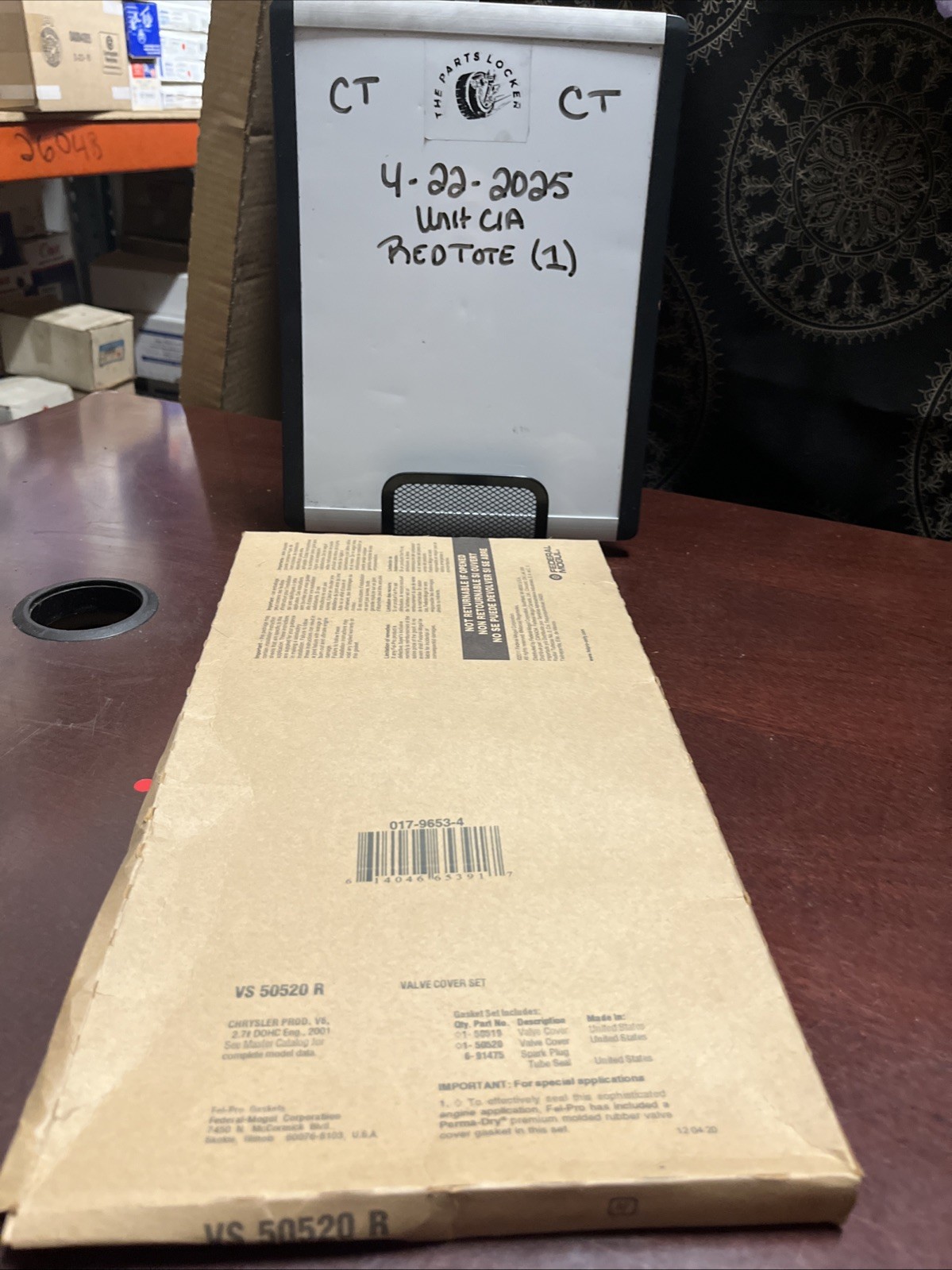 Engine Valve Cover Gasket Set Fel-Pro VS 50520 R