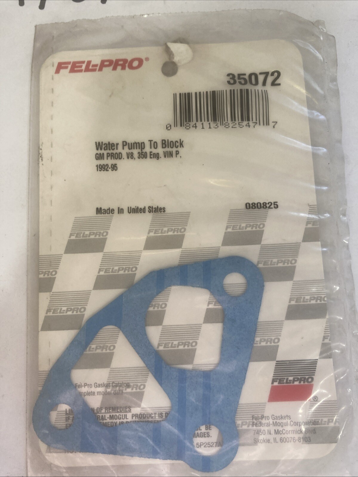 Engine Water Pump Gasket Fel-Pro 35072 (SOLD INDIVIDUALLY) - Image 3