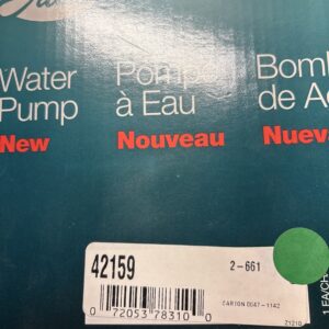 Engine Water Pump-Water Pump (Standard) Gates 42159 NOS