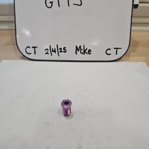 FMSI 3414 Violet Bubble Flare Tube Nut - 3/16" x 10 MM - 1 TPI VW Audi - Qty 1