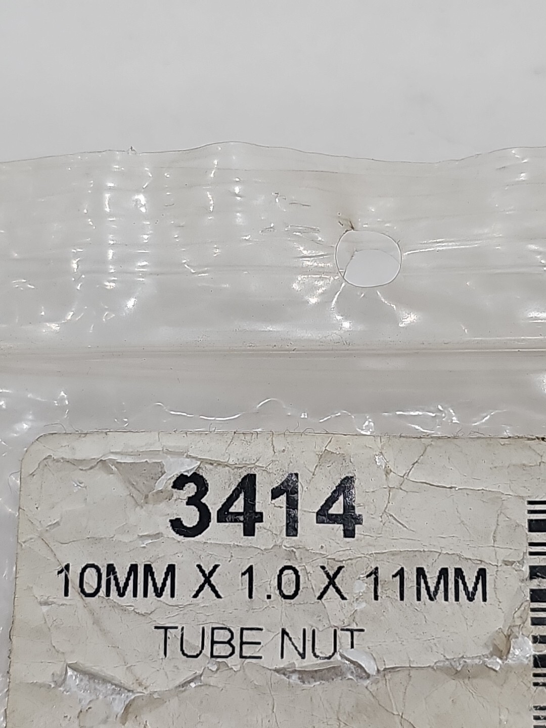 FMSI 3414 Violet Bubble Flare Tube Nut - 3/16" x 10 MM - 1 TPI VW Audi - Qty 1 - Image 5