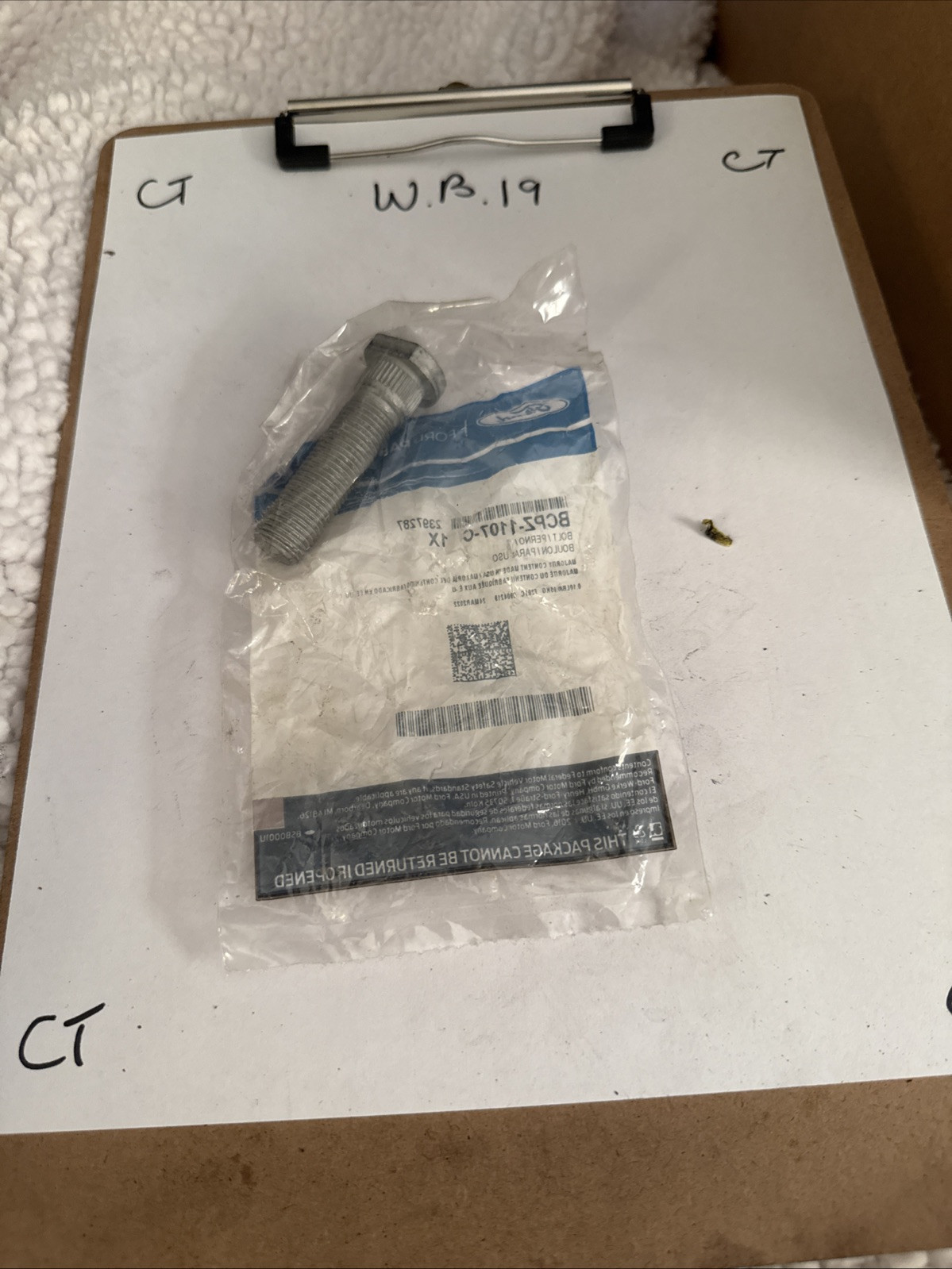 FORD OEM 20-23 Aviator Front Suspension Brake Components-Wheel Stud BCPZ1107C - Image 3