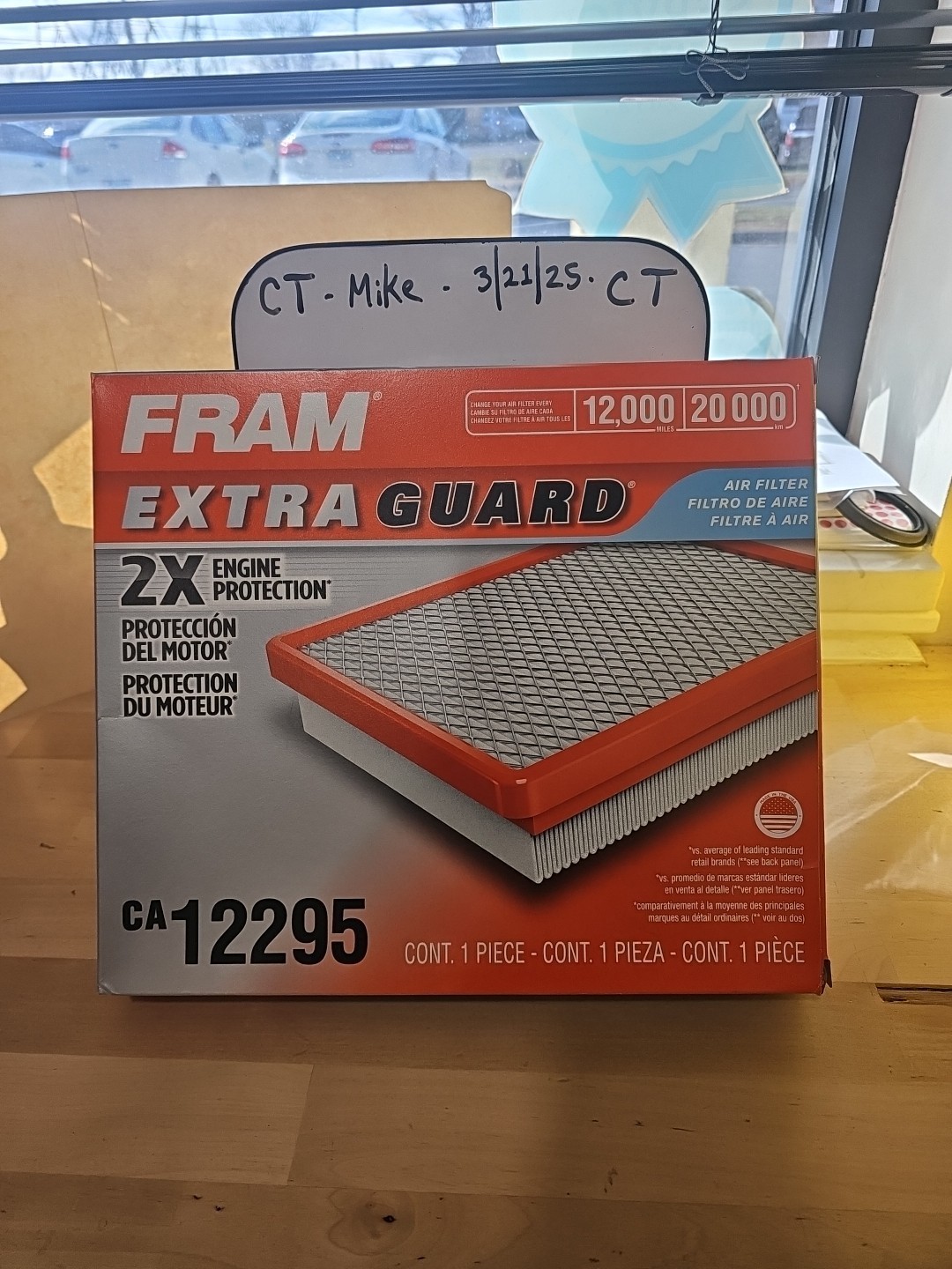 FRAM Extra Guard CA12295 Flexible Panel Engine Air Filter
