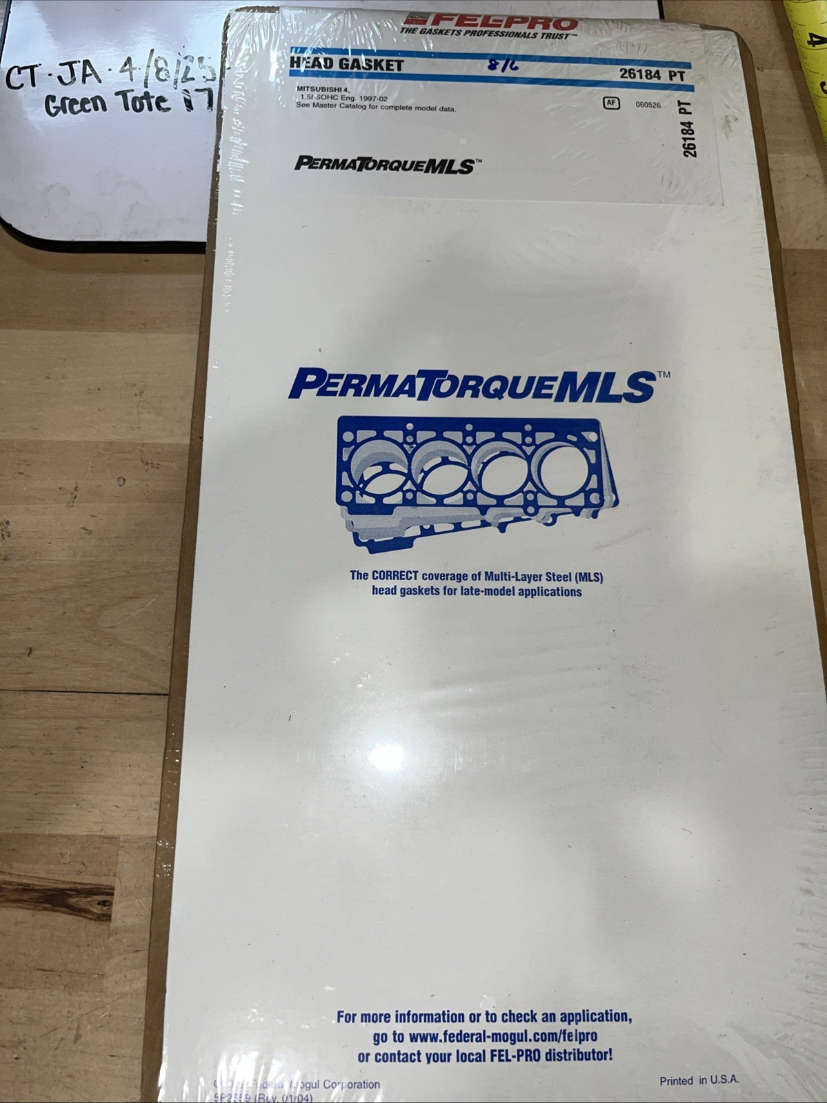 Fel-Pro 26184 PT Cylinder Head Gasket For 97-02 Mitsubishi Mirage