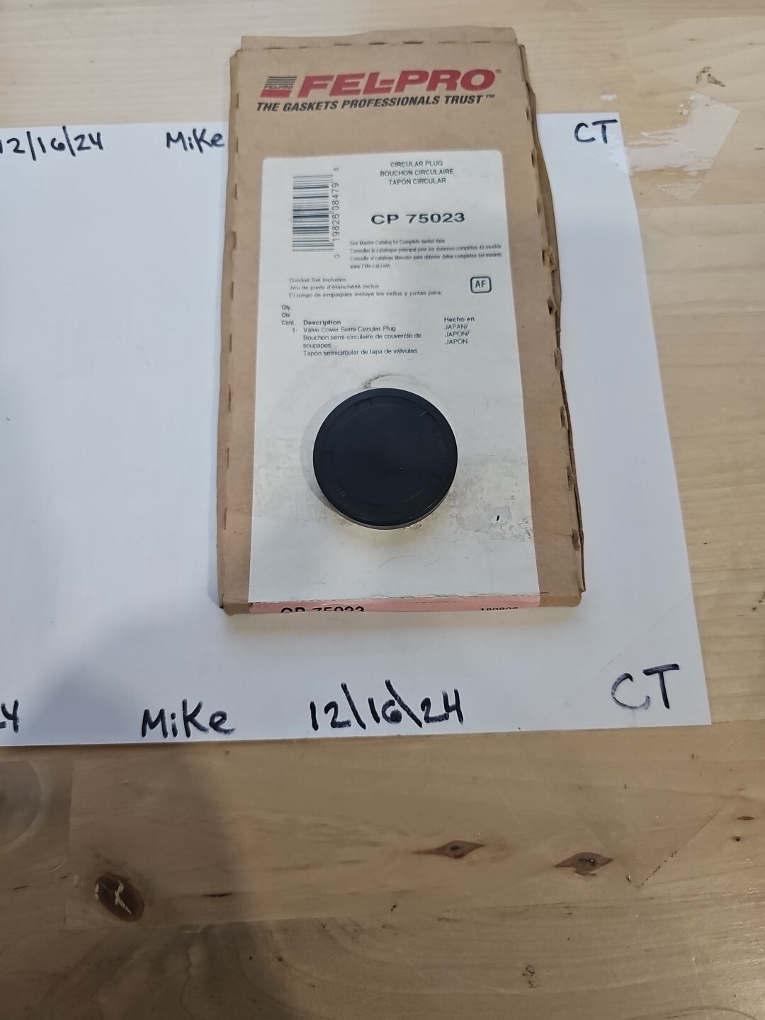 Fel-Pro CP 75023 Camshaft Plug - Image 5