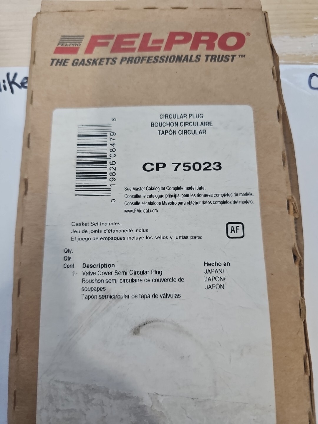 Fel-Pro CP 75023 Camshaft Plug - Image 6