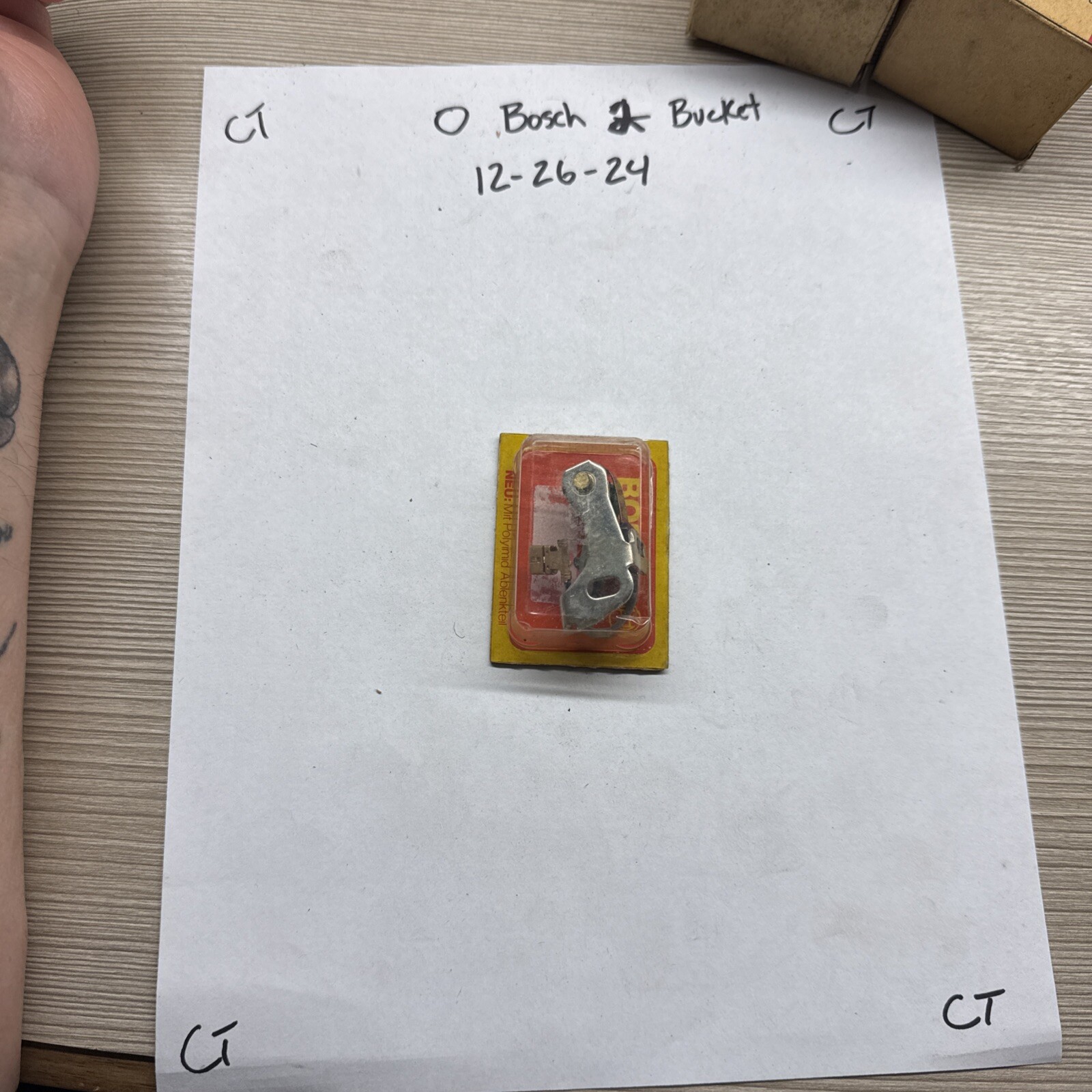 Ford Capri 2600 & Capri 2800 NOS Original Bosch Ignition Points 1.237.013.123