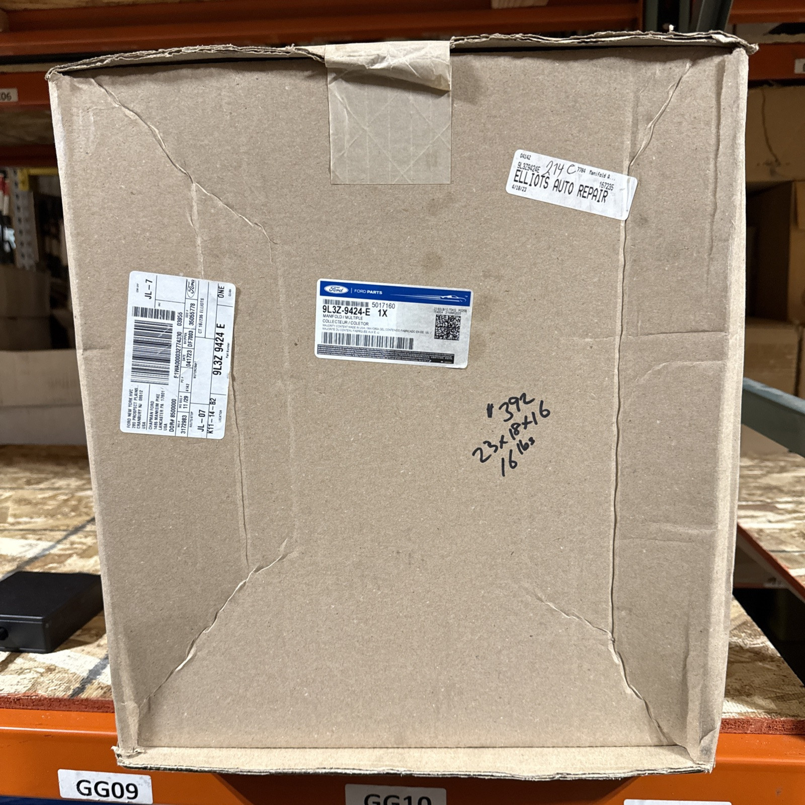 Ford Manifold 9l3z9424e