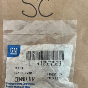 GENUINE OEM GM 12537523 CONNECTOR ELBOW NOS