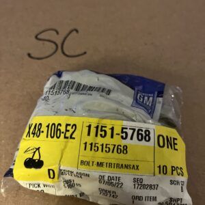 GM 11515768 Bolt,Transaxle Brace (10 Pk)