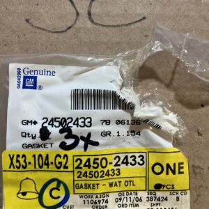 GM 24502433 Engine Coolant Outlet Gasket ACDelco GM -pack Of 3- NOS
