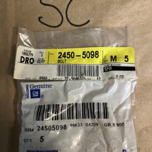 GM Flanged Hex Head Bolts Pack of 5 New M6 X 1.00 X 13mm OEM 11519840