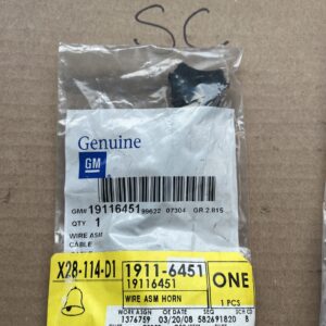 GM Horn Wire Pigtail harness Fits Numerous GM Applications new OEM 19116451